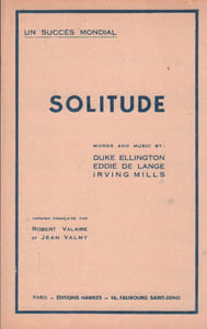 Partition de la chanson : Solitude