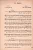 Partition de la chanson : Souris (La)        .  - Van Berghe Carl - Rosenquest