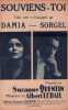 Partition de la chanson : Souviens-toi ...        . Damia,Sorgel - Lebail Albert - Quentin Suzanne