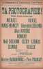 Partition de la chanson : Ta photographie !        . Rivière Alice,Bruel,Leblond Henriette,Mériel,Delsonn Noël,Mars-Moncey Mme,Vallez,Lenars,Selmar - ...