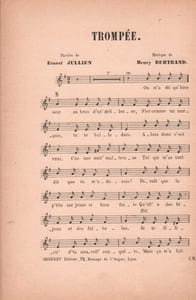 Partition de la chanson : Trompée