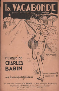 Partition de la chanson : Vagabonde (La)