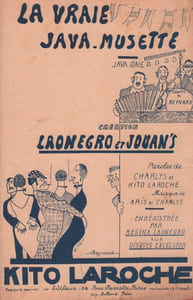 Partition de la chanson : Vraie java musette (La)        