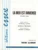 Partition de la chanson : Mer est immense (La) ( The water is wide)        . Allwright Graeme - Cooper Clarence,Brickman Marshall - Allwright ...
