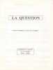 Partition de la chanson : Question (La)        . Aubert Jean-Louis - Aubert Jean-Louis - Aubert Jean-Louis