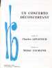Partition de la chanson : Concerto déconcertant (Un)        . Aznavour Charles - Legrand Michel - Aznavour Charles
