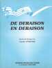 Partition de la chanson : De déraison en déraison        . Aznavour Charles - Aznavour Charles - Aznavour Charles