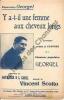 Partition de la chanson : Y a-t-il une femme aux cheveux longs     Exemplaires rouge   Empire (L'). Georgel - Scotto Vincent - Koger Géo,Carol L.