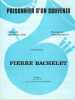 Partition de la chanson : Prisonnier d'un souvenir        . Bachelet Pierre - Bachelet Pierre - Lang Jean-Pierre