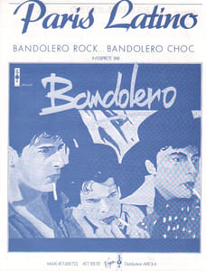 Partition de la chanson : Paris Latino
