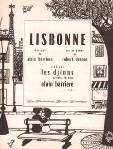 Partition de la chanson : Lisbonne Poème