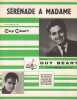 Partition de la chanson : Sérénade à Madame        . Béart Guy - Béart Guy - Béart Guy