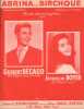 Partition de la chanson : Abrina ... Birchoué        . Bécaud Gilbert,Boyer Jacqueline - Bécaud Gilbert - Amade Louis