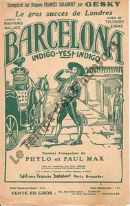 Partition de la chanson : Barcelona . Gesky - Evans Tolchard - Phylo,Max Paul