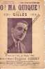 Partition de la chanson : O ! ma quique       Chanson provençale . Gilles - Vibert Eugène - Vibert Eugène