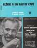 Partition de la chanson : Elégie a un rat de cave        . Brassens Georges - Brassens Georges - Brassens Georges