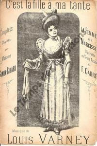 Partition de la chanson : C'est la fille à ma tante Femme de Narcisse (La)