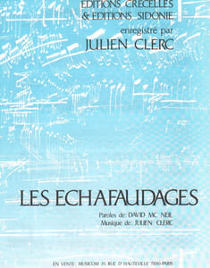 Partition de la chanson : Echadaudages (Les)