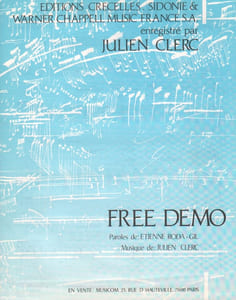 Partition de la chanson : Free demo