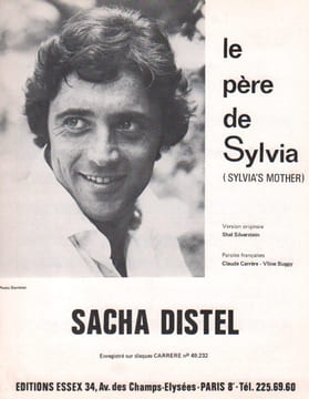 Partition de la chanson : Père de Sylvia (Le) ( Sylvia's Mother )        . Distel Sacha - Silverstein Shel - Buggy Vline,Carrère Claude,Silverstein ...