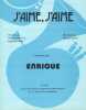 Partition de la chanson : J'aime, j'aime        . Enrique - Carli Patricia - Marnay Eddy,Carli Patricia