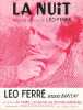 Partition de la chanson : Nuit (La)        . Ferré Léo - Ferré Léo - Ferré Léo