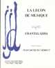 Partition de la chanson : Leçon de musique (La)        . Goya Chantal - Debout Jean-Jacques - Debout Jean-Jacques