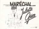 Partition de la chanson : Maréchal ...        . Gréco Juliette - Ferrat Jean - Coulonges Georges