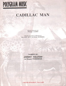 Partition de la chanson : Cadillac man