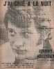 Partition de la chanson : J'ai crié à la nuit        . Hallyday Johnny - Hallyday Johnny - Long Chris