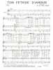 Partition de la chanson : Ton fétiche d'amour        . Hallyday Johnny - Jil,Hallyday Johnny - Jan