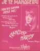 Partition de la chanson : Je te manquerai (You're gonna need me )        . Hardy Françoise - Ozen Barbara Linda - Hardy Françoise,Ozen Barbara Linda