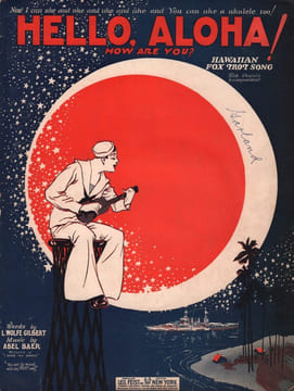 Partition de la chanson : Hello, Aloha ! how are you ? . - Baer Abel - Gilbert Wolfe