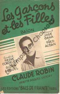 Partition de la chanson : Garçons et les filles (Les)        