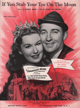 Partition de la chanson : If you stub your toe on the moon Avec Rhonda Fleming - William Bendix - Cedric Hardwicke A Connecticut Yankee in King ...