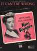 Partition de la chanson : It can't be wrong Avec Bette Davis, Paul Henreid     Now voyager  .  - Steiner Max - Gannon Kim
