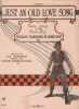 Partition de la chanson : Just and old love song Avec Douglas Fairbanks      Robin hood  .  - Schertzinger Victor - Grauman Sid