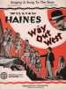 Partition de la chanson : Singing a song to the Stars      Way out West  .  - Meyer Joseph - Johnson Howard