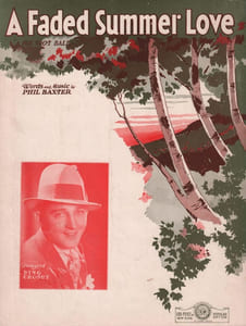 Partition de la chanson : A faded summer love