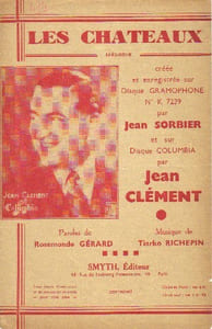 Partition de la chanson : Châteaux (Les)        