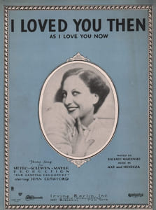 Partition de la chanson : I loved you then Our Dancing Daughters