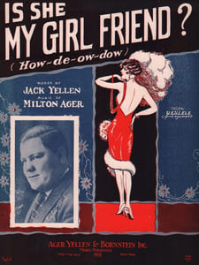 Partition de la chanson : Is she my girl friend ? ( How de ow dow ? )        