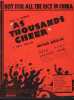 Partition de la chanson : Not for all the rice in China Avec Sam H. Harris, Moss Hart, Hassard Short     As thousands cheer  .  - Berlin Irving - ...