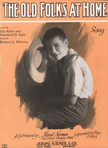 Partition de la chanson : Old Folks at Home (The) George Francis Peduzzi (13 juin 1897 – 25 août 1947), connu professionnellement sous le nom de Karyl Norman, était un imitateur féminin américain qui était populaire dans le vaudeville, les boîtes de nuit et à Broadway dans les années 1920.