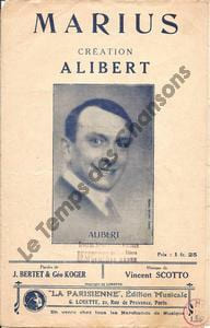 Partition de la chanson : Marius