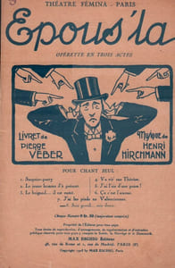 Partition de la chanson : Sois gentil ... sois doux Epous' la Théâtre Fémina Paris