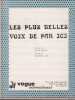 Partition de la chanson : Plus belles voix de par ici        .  - Laird Christopher - Courtois Evelyne