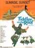 Partition de la chanson : Sunrise, sunset     Edition plus tardive Fiddler on the Roof  .  - Bock Jerry - Harnick Sheldon
