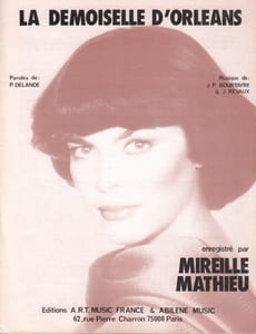 Partition de la chanson : Demoiselle d'Orléans (La)