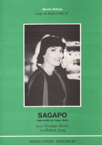 Partition de la chanson : Sagapo ( das heisst , ich liebe dich )        